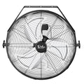 Simple Deluxe 18 Inch Industrial Wall Mount Fan, 3 Speed Commercial Ventilation Metal Fan for Warehouse, Greenhouse, Workshop, Patio, Factory and Basement - High Velocity - size: 18 Inch, style: 1 Pack
