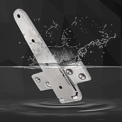316 Stainless Steel T Hinges Marine Grade 8'' x 4" Heavy Duty Boat Hatch Hinge (196 mm X 97 mm) 4 Pack Casting Cabinet Hardware Door Hinge with Screws - style: 8'' x 4" 4 Pack