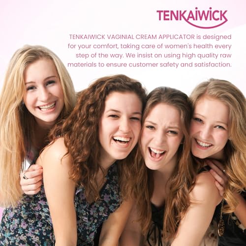 TENKAIWICK Vaginal Suppository Applicator 100Pk, Individually Wrapped, Soft Tip - style: 100 count (pack of 1)
