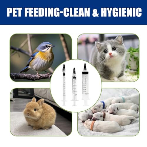 60 Pack 1ml Luer Lock Syringe without Needle Individually Sterile Sealed | 1cc Plastic Syringes For Colostrum Collection, Oral, Pet Feeding, Glue, Oils - size: 1ML