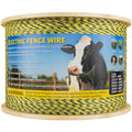 lectric Fence Wire 5050Ft 1540M - 6 Stainless Steel Strands Polywire for Reliable Conductivity - Electric Fence Poly Wire for Portable Livestock Fencing - size: 5050 Feet/1540 Meters