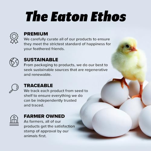 Eaton Pet and Pasture Nesting Pads for Laying Hens, 13 x 13 in, 10-Pack | Poultry Coop Nesting Box Pads for Egg-Laying Hens