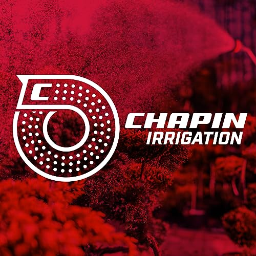 Chapin 46847: 9-Pattern Garden Hose Spray Nozzle with Rear Trigger Grip, Threaded Connection Fits Standard Garden Hose, for Gardening, Landscaping, Watering and Outdoor Jobs, Red/Black/Grey