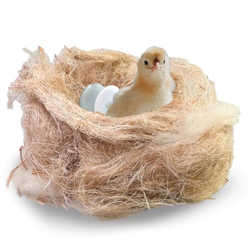 Natural Mixing Bird Nesting Materials,4 Kinds of Material Professional Ratio Matching Nesting Material Pads for Bird,Bird Nesting Material for Budgie,Parrot,Finche,Canaries,Other Birds（2.8oz/80g） - style: 2.8oz/80g
