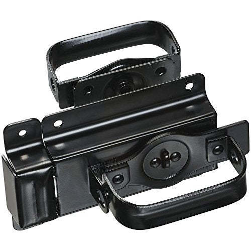 National Hardware Swinging Door Latch, Heavy Duty Steel, Black - size: 3/4 Inch