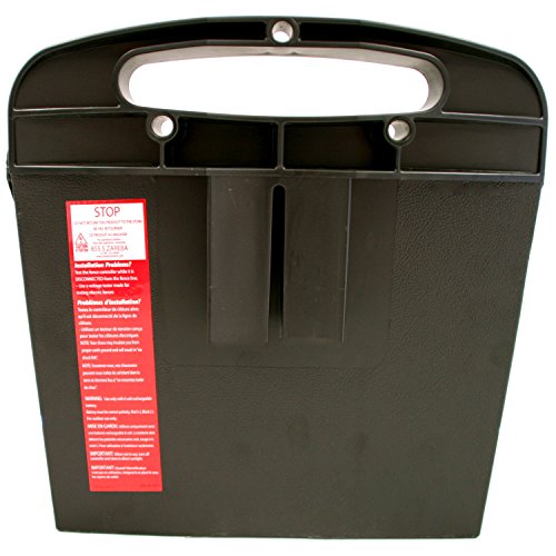 Zareba 10 Mile Solar Powered Low Impedance Electric Fence Charger | Contain Cattle, Horses, Goats, & Livestock, 0.15 Output Joules, Built-in Mounting Bracket for Posts, ESP10M-Z