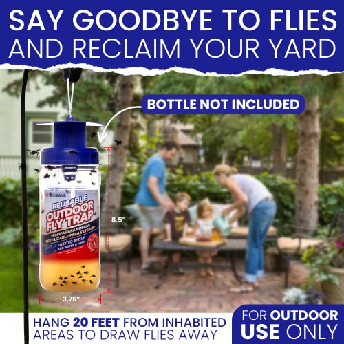 Fly Bait Fly Trap Refill Packets 6x1oz. Non Toxic Dissolvable Granules Work with All Reusable Flies Traps Outdoors Attractant. Flies Trap Bait Magnet Ranch Flytrap Outdoors. Cebo para Moscas - size: 6pack