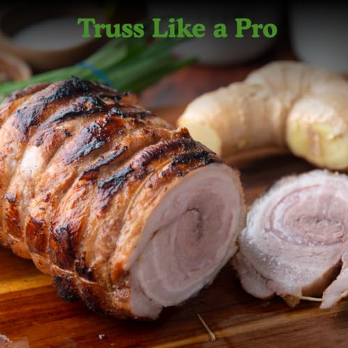 Regency Wraps Trussing Bands,10 Pack, 7 Inch Poultry Loops, Oven Safe | Food Safe Cotton Elastic For Making Rotisserie Chicken, Roasting Turkey, Forming Roasts, Alternative To Butcher Twine - style: 7-Inch (Pack of 10)