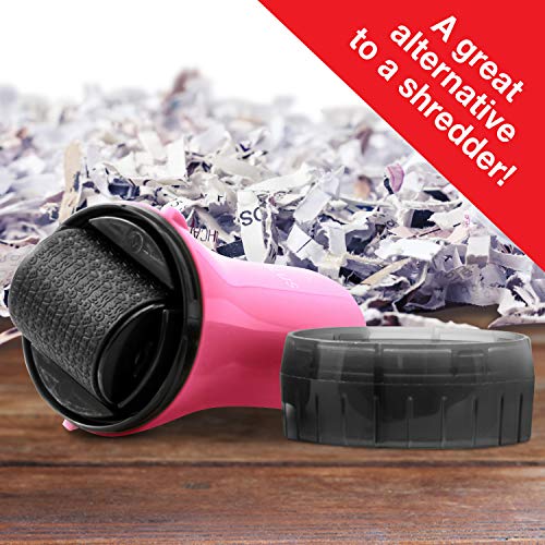 Guard Your ID Wide Identity Theft Protection Roller Stamp, 3-Pack for Mail - color: Pink, size: Wide 3-Pack