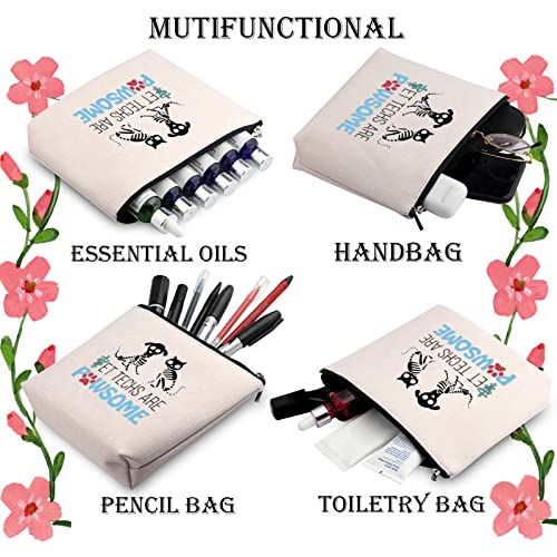 WCGXKO Vet Techs Gift Vet Techs Are Pawsome Gift Graduation Gift Gifts For Veterinary Assistant (Vet tech Pawsome)