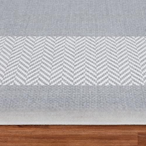 Chef Gear Hettie Anti Fatigue Cushioned Kitchen Mat 18"x48" Grey - color: Grey, size: 48"L x 18"W x 0.3"Th