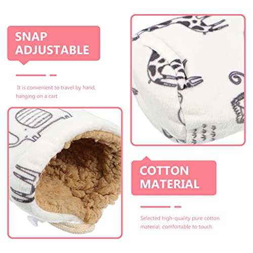 Healifty Baby Bottle Sleeve Washable Nursing Bottle Cover Thickened Lamb Cashmere Lining Insulated Sleeve for Travel Carry and Daily Feeding 4.33 X 2.75 X 2.75 in