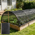 55% Shade Cloth for Garden,HDPE Cuttable Sun Shade for Plants,Mesh Garden Shade Cloth for Greenhouse Vegetables,Plant Heat Protection Black Cover for Patio Raised Bed (10×20FT) - size: 10×20FT