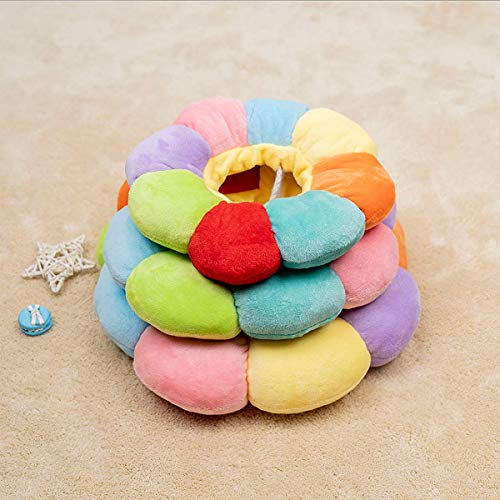 Cat Small Dog Recovery Collar, Cute Neck Cone After Surgery, Adjustable Pet E Collar, Wound Healing Protective Cone Surgery Recovery Elizabethan Collars for Small Pet (XS(Within 3lb)) - size: XS
