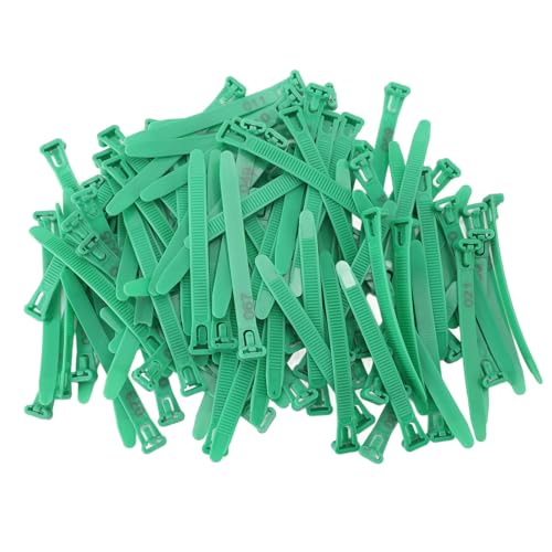 100pcs Chicken Leg Bands Rubber Chicken Identification Leg Bands Adjustable Duck Leg Bands Fadeless Numbered Poultry Chicken Identification Leg Tags for Farm Turkey Duck Chicken - color: Green