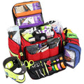 Lightning X Extra Large Medic First Responder EMT Trauma Bag Stocked w/Fill Kit C - RED - color: Red