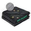 Kesfitt 50% Shade Cloth 20x20 ft, Breathable HDPE Mesh Sun Shade Tarp for Garden & Greenhouse, UV Resistant Outdoor Shade Fabric with Copper Grommets for Plants, Patio, Yard - size: 20ftx20ft, style: 50% Shading Rate