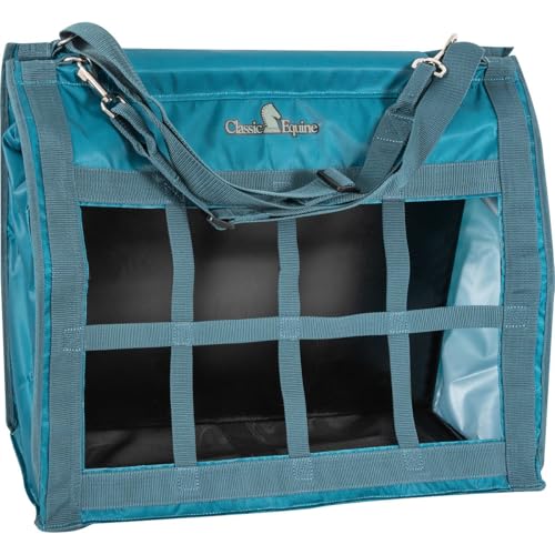 Classic Equine Topload Hay Bag (Dark Teal) - color: Dark Teal
