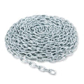Tie Down Engineering Utility Chain, 100 FT Grade 30 Zinc-Plated Steel Chain, 800 lb Working Load Limit, Bulk Chain for Farm, Ranch, Fencing, Property Maintenance & Outdoor Projects | Zinc Plated Steel Strong Working Load & Long Lasting - size: 3/16 Inch x