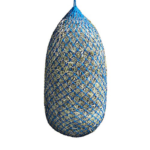 Derby Originals Large 42" Premium Poly Superior 2" Hole Slow Feed Horse Hay Net (42", Royal Blue) (71-9193-RBL-42IN) - color: Royal Blue