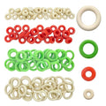 Goat Banding Kit, Livestock Latex Castration Bands, 120Pcs 4 Sizes Castrator Rings for Goats, Lambs, Calves, Sheep, Piglets - style: 30-S, 30-M, 30-L, 30-XL