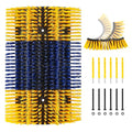 Livestock Scratching Brushes, 1Pc Cattle Scratcher Brush for Grooming, Upgraded Extra Large Horse Brushes, Relieve Itching on the Back, Cow Scratch for Horse, Goat, Cow, Pig, Sheep (XL Size Yellow) - size: 1-PACK XL BRUSH