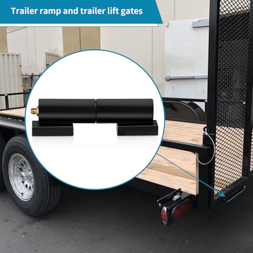 Skelang 5" Gate Hinges, Heavy Duty Barrel Gate Hardware, Weld-on Mount for Swing Gate, Trailer Lift Gate, Tube Gate, Total Load Capacity 3300 Lbs, 2 Sets - size: 5 Inch