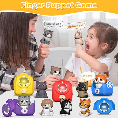 Letapapa Toddler Toys for 1-3 Year Old, Montessori Toys Themed Dog for Baby | Educational Counting, Matching & Sorting Toys Activities, Fine Motor Skills Christmas Birthday Gifts for Baby Boy Girl 12-18M - style: KITTEN