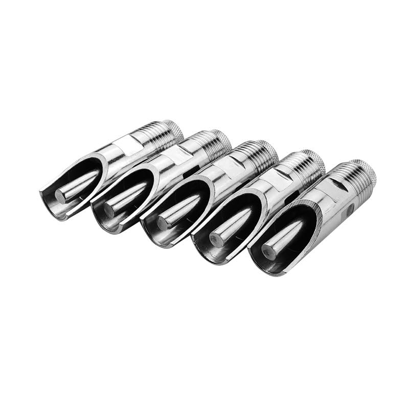 Beduan 304 Stainless Steel 1/2 Male Pig Nipple Waterer for Barrel Kit Feeder Automatic Water Drinker Durable Antirust (Pack of 10)