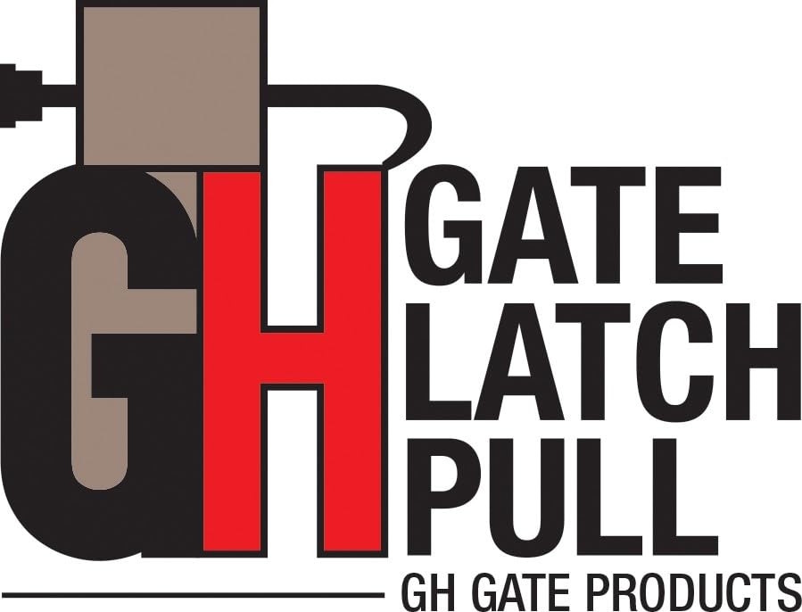 GH Gate Latch Complete Outdoor gate Latch for Wooden Gates operates from/on Both Sides of Fence Patented Dual Sided Operation. Wooden Fence Latch Vinyl Gate Latch Metal Fence Latch Universal fit