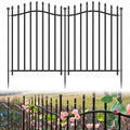 No Dig Garden Fence 32" H x 22.5'L Decorative Yard Dog Outdoor Panels - size: 32 in(H)