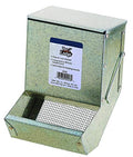 Pet Lodge® Steel Small Animal Feeder with Lid and Sifter Bottom | Cage Rabbit Feeder | Holds Several Days Worth of Food | 5 Inch - size: 5 Inch