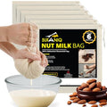 Nut Milk Bag - 6 Bags (12 x 12 Inch) 100% Unbleached Cotton Cheese Cloth Bag for Straining, Premium Nut Milk Bag Reusable, Nut Bag Strainer for Almond, Soy, Oat Milk, Juices, Cheese Making - size: 12x12 / 6 pieces