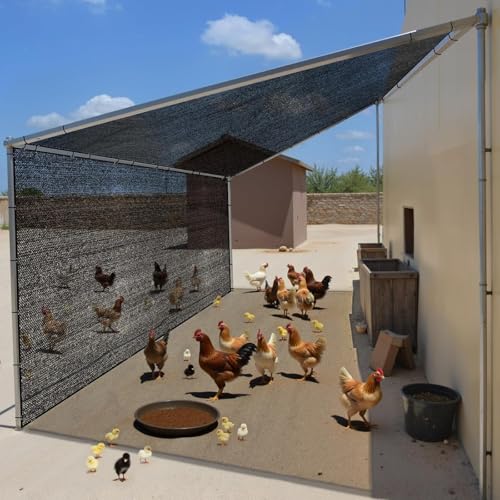 JOJOLEE 40% Sun Shade Cloth, 3x6FT Shade Net Mesh Tarp with Grommets, Black Sunblock Cover for Outdoor Patio Plants, Pergola, Greenhouse, Chicken Coop, Backyard, Balcony - size: 40%-3 x 6FT