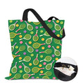Aesthetic Canvas Tote Bag for Women - with Magnetic Snap Closure & Zipper Inner Pocket Reusable Totes Bag - color: Tennisball1