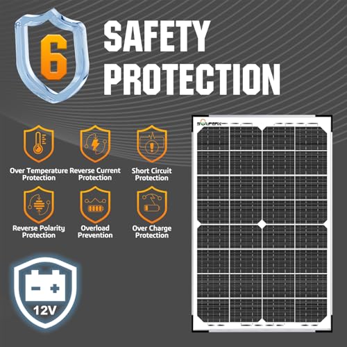 30W12V Solar Battery Charger Battery Maintainer + MPPT Controller | Solar Panel Kit Waterproof TrickleSolar Battey Charger for Car RV Boat Motorcycle Adjustable Mount Bracket 30W Solar Panel - size: 30W MPPT Kit
