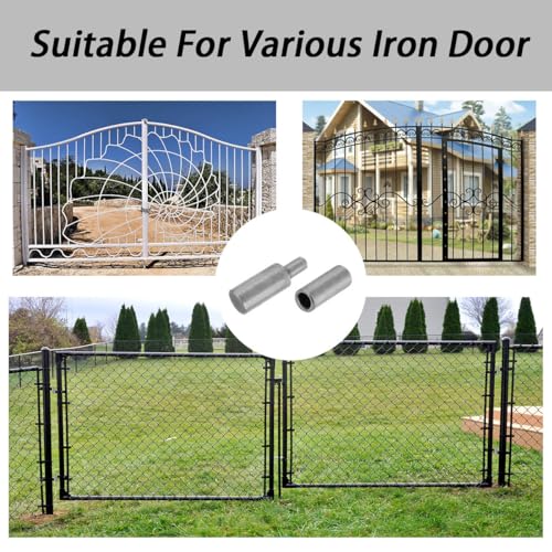 4 PCS Weldable Barrel Hinges Weld On Bullet Door Hinge 3" x 3/4" Heavy Duty Steel Detachable Hinges for Trailer Ramp Gate Swing Door (4 PCS) - color: 4 PCS