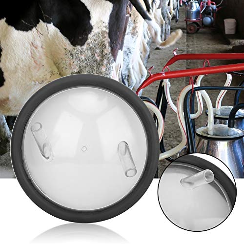 Milk Bucket Lid, Transparent Milking Machine Lid Bucket Cover Livestock Milking Supplies Livestock Milking Supplies for Milking Hine Cow Sheep Milking