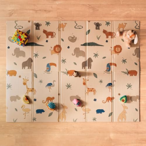 Nuby Reversible Baby Floor Mat | Safari - style: Safari