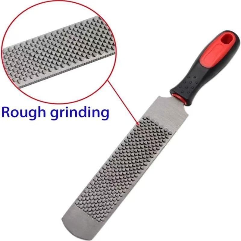 8 Inch Small Livestock Hoof Trimming Tool Kit 2PCS Heavy Duty Hoof Care Set | Double Sided High Carbon Steel Hoof Rasp, Mini Claw Hammer Nail Puller For Goats, Sheep, Mini Horses Donkeys-Farrier Tools