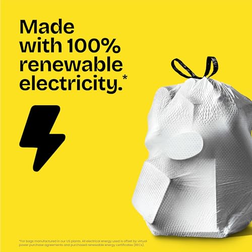 Glad Trash Bags, ForceFlex Tall Kitchen Drawstring Garbage Bags, Fresh Clean, 13 Gal, 40 Ct (Package May Vary) - size: 40 Count (Pack of 1)