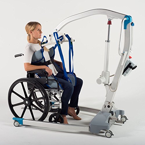 Patient Aid Toileting Sling for Hoyer Patient Lifts, Padded Hoyer Sling | 215-325 lb Capacity | Full-Body Hoist & Lower Back Support | With Lifting Straps For Toileting & Transfers - size: Large