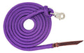 14FT Lead Rope with NP Snap - color: Purple, size: 14 ft. Nickel Trigger Snap