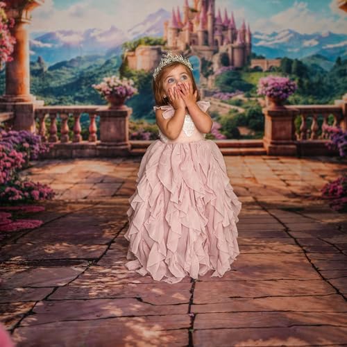 Kate Photography Floor Mat Vintage Stone Wall Rubber Backdrop 8x5ft | Brick Wall Rubber Floor Newborn Photography Props for Professional Photo Studio - color: Brick, size: 8x5ft