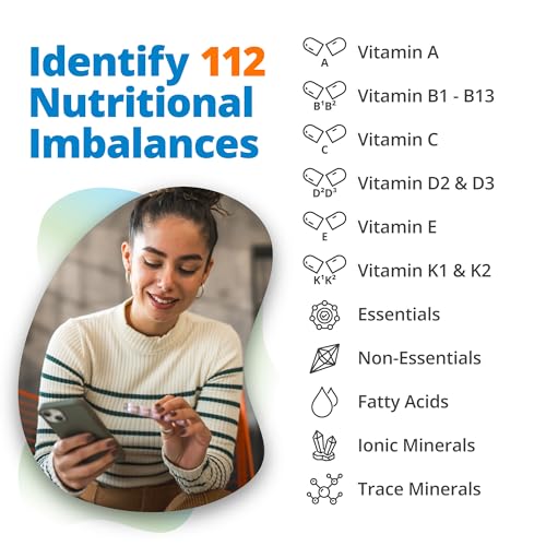 5Strands Food & Beverage Intolerance, Vitamins & Minerals Imbalance & Environmental Sensitivity Test, at Home Hair Analysis for Adults & Kids, Full Body Insight, Results in 4 Days