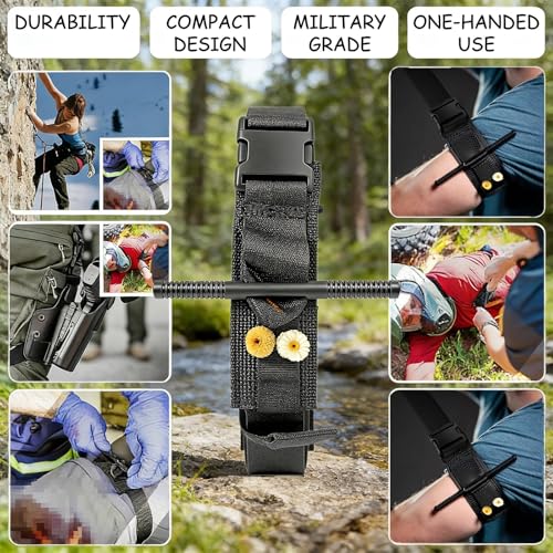 IFAK Trauma Kit with Tourniquet, 4-Inch Israeli Bandage, Elastic Bandages, Set of 34 Pieces Tactical First Aid Kit for Car, Camping, Hiking and Travel - color: Green