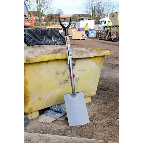 Spear & Jackson Neverbend Professional Treaded Digging Spade – Heavy-Duty Forged Carbon Steel Garden Spade for Tough Soil and Precision Digging - style: Treaded Digging Spade