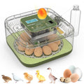 HOWOOlUA 12 Egg Incubator for Hatching Eggs with Auto Turn, Temp & Humidity Control, Built-in Candler Large Capacity Egg Incubator for Chicken Duck Goose Eggs