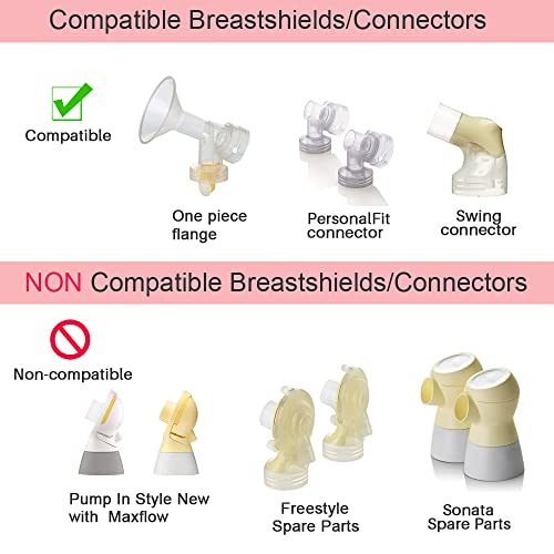 Pump in Style Tubing x4, Spare and Replacement Tubing Compatible with Medela Older Pump in Style Advanced Breast Pump - BPA Free (4 pc) - size: For Classic PIS