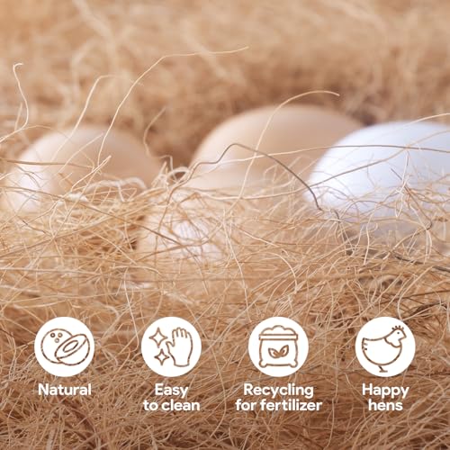 Laying Hen Nesting Pads, Premium Bedding for Chicken Nesting Box, Chicken Coop Accessories, 13x13, 12 Pieces (4 Pack)